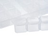 Acryl opbergbox met  7 x 4 vakjes Transparant