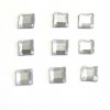RS Square 4x4mm Crystal